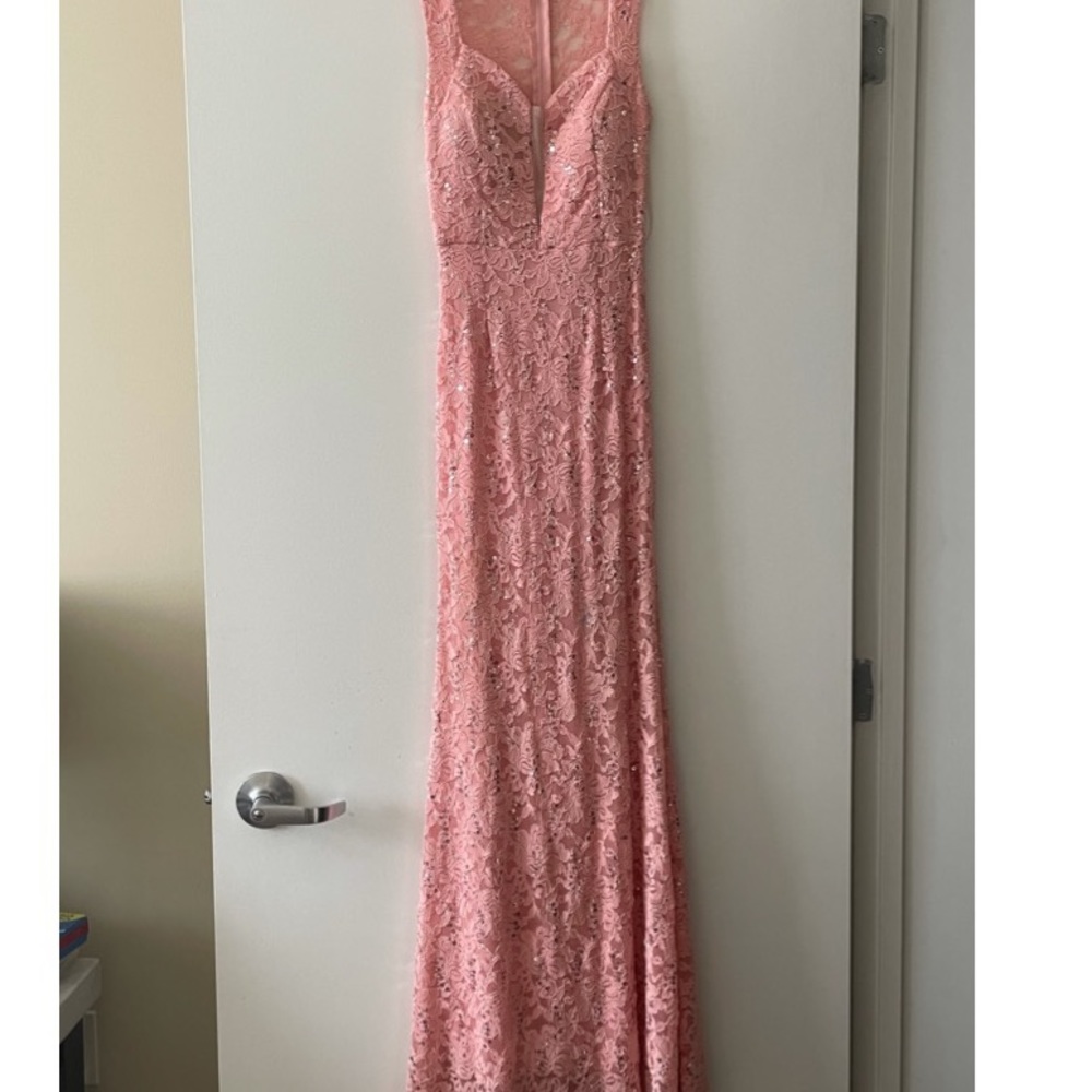 La Scala USA Dress Long pink blush